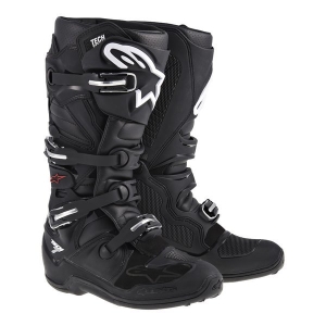 Cizme cross-enduro ALPINESTARS TECH 7 BOOT 42 Negru/Rosu/Verde, 24
