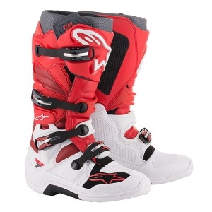 Cizme cross-enduro ALPINESTARS TECH 7 BOOT 44.5 Negru/Rosu/Galben fluo, 3