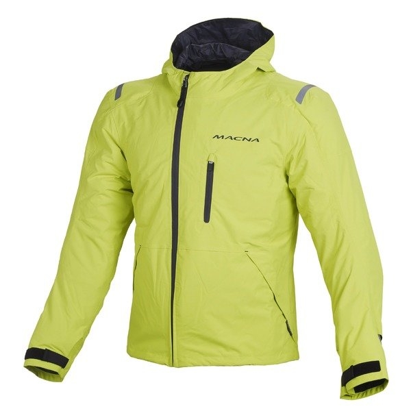 Geaca textil impermeabila MACNA REFUGEE XXL Galben fluo/Gri, 6