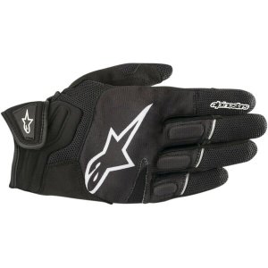 Manusi de piele vara Alpinestars ATOM Negru/Alb XL, 5