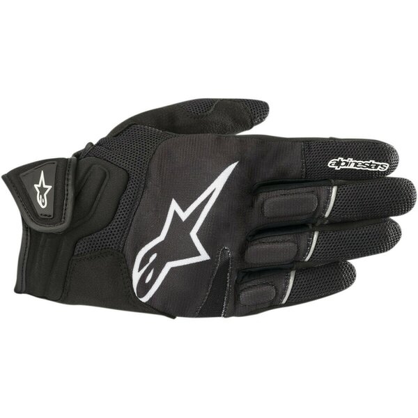 Manusi de piele vara Alpinestars ATOM XL Negru/Galben fluo, 3