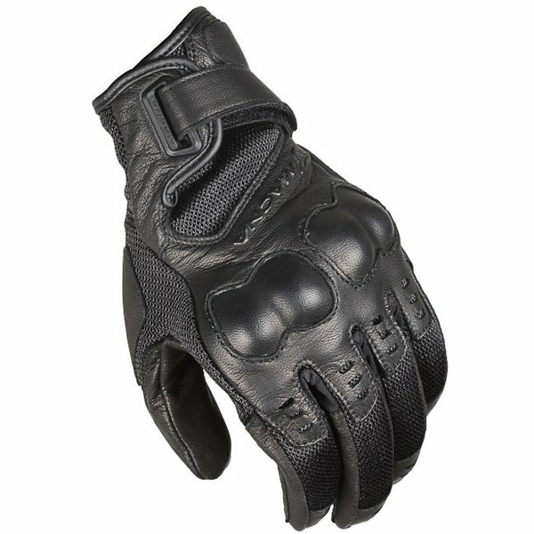 Manusi de piele vara MACNA BOLD AIR Negru 3XL, 2