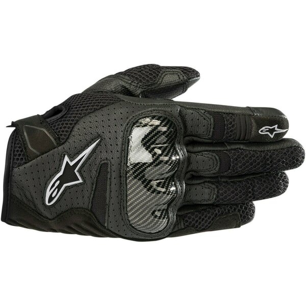 Manusi de piele dama ALPINESTARS STELLA SMX-1 AIR V2 M Negru/Roz, 4
