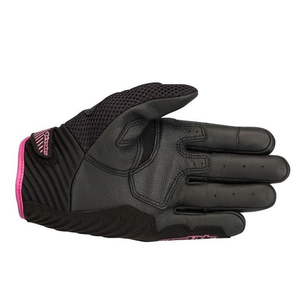 Manusi de piele dama ALPINESTARS STELLA SMX-1 AIR V2 L Negru/Roz, 3