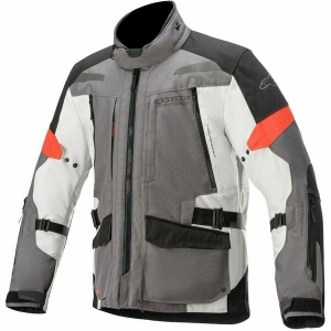 Geaca textil touring ALPINESTARS VALPARAISO V3 Drystar 3XL Gri deschis/Gri inchis