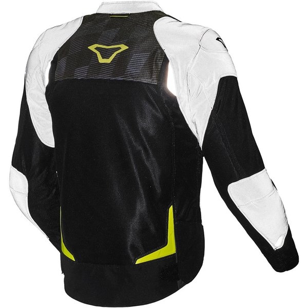 Geaca textil de vara Macna Orcano Night Eye 3XL Negru/Gri/Galben, 4
