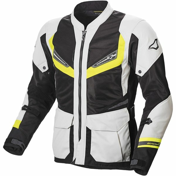 Geaca de vara touring Macna Aerocon Night Eye L Gri/Rosu