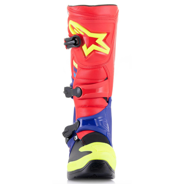 Cizme cross-enduro ALPINESTARS TECH 3 BOOT 44.5 Rosu/Albastru/Galben Fluo, 9