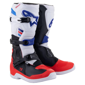 Cizme cross-enduro ALPINESTARS TECH 3 BOOT 47 Alb/Rosu/Albastru, 8
