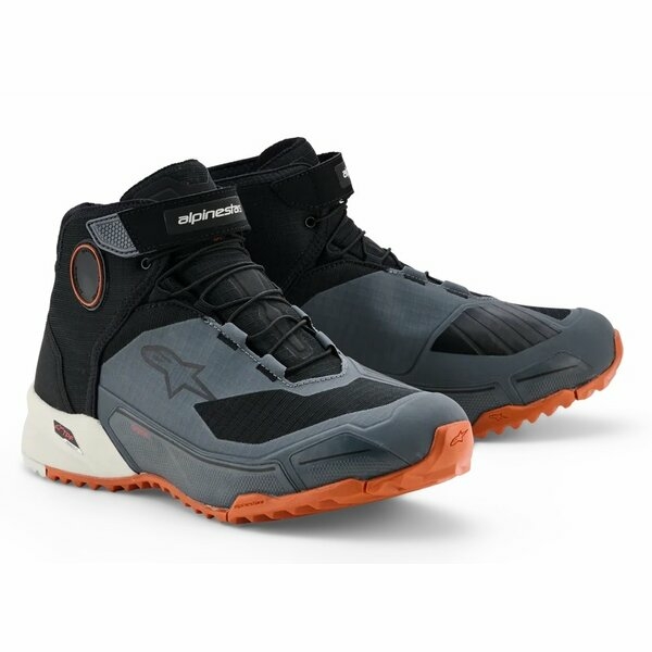 Ghete moto ALPINESTARS CR-X DRYSTAR 43 Negru/Portocaliu