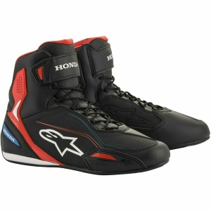 Ghete sport/touring Alpinestars Faster-3 Honda Edition 42 Negru/Rosu/Albastru