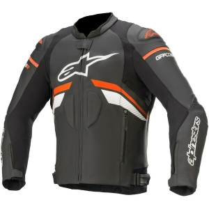 Geaca de piele Alpinestars GP PLUS R V3 58 Negru/Gri/Alb, 7