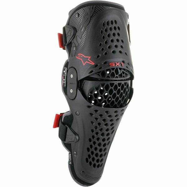Protectii de genunchi Alpinestars SX-1 V2 2XL Negru/Rosu, 2