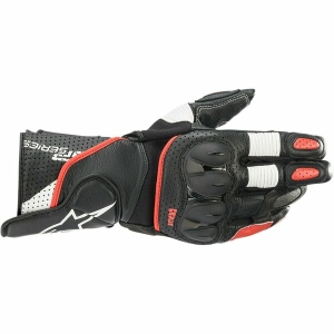 Manusi de piele sport Alpinestars SP-2 V3 M Negru/Alb/Rosu, 5