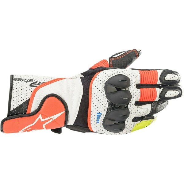 Manusi de piele sport Alpinestars SP-2 V3 Negru/Alb XXL, 8