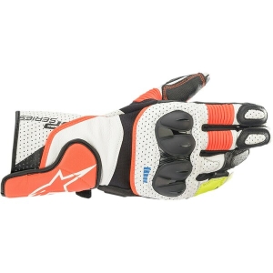 Manusi de piele sport Alpinestars SP-2 V3 3XL Alb/Rosu/Negru, 8