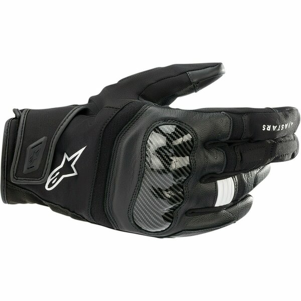 Manusi de piele sport impermeabile Alpinestars SMX-Z Drystar S Negru/Rosu, 2