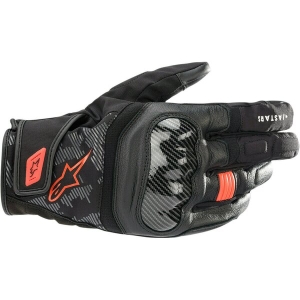 Manusi de piele sport impermeabile Alpinestars SMX-Z Drystar L Negru/Rosu, 5