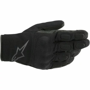 Manusi de piele impermeabile ALPINESTARS S-MAX DRYSTAR S Negru/Rosu, 7