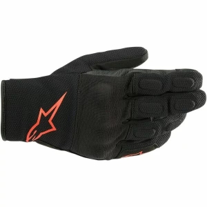Manusi de piele impermeabile ALPINESTARS S-MAX DRYSTAR S Negru/Alb, 12