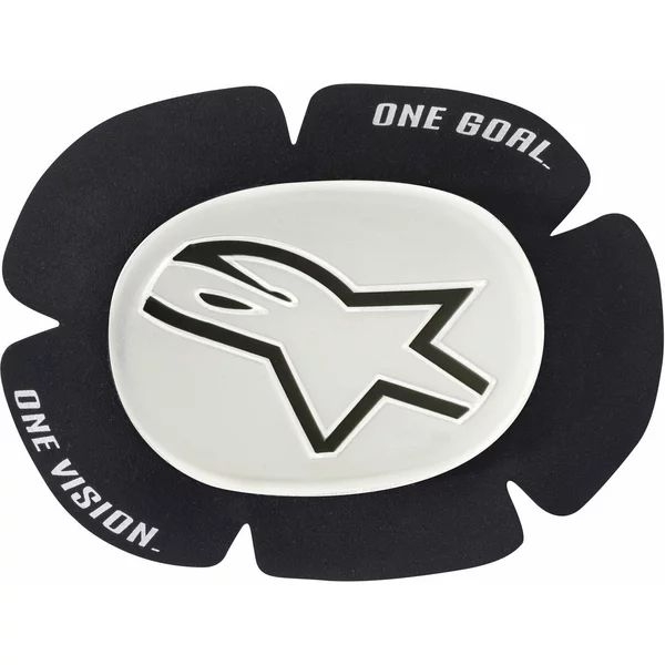 Slidere pentru genunchi ALPINESTARS GP SPORT EVO Alb/Negru, 3