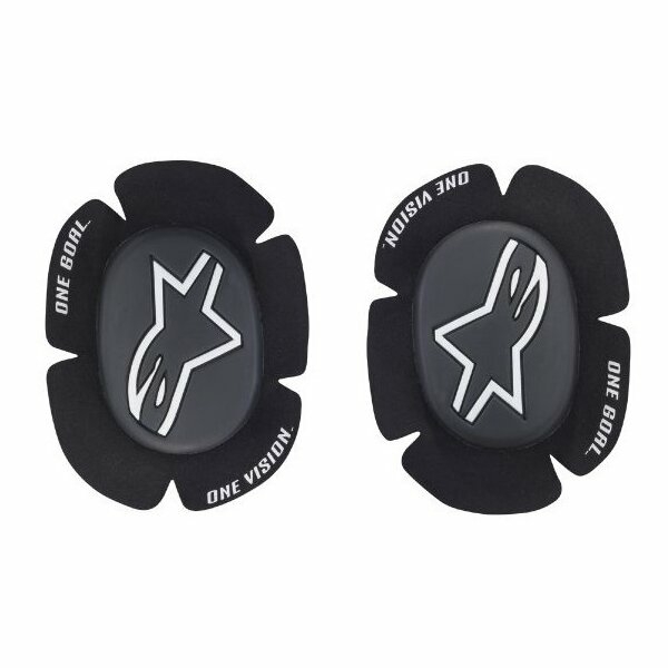 Slidere pentru genunchi ALPINESTARS GP SPORT EVO Negru/Alb, 2