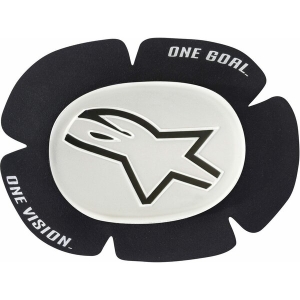 Slidere pentru genunchi ALPINESTARS GP SPORT EVO Negru/Alb, 3