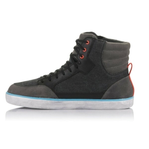 Ghete moto impermeabile Alpinestars J-6 CANVAS WP Negru/Antracit 40, 7