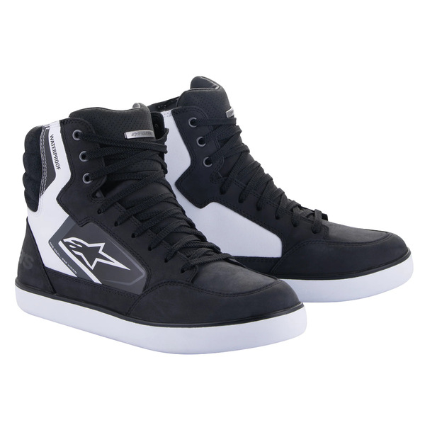 Ghete moto impermeabile Alpinestars J-6 WP Negru/Alb/Gri 42.5, 11