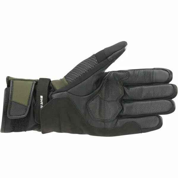 Manusi de piele impermeabile Alpinestars ANDES Drystar V3 S Negru/Albastru/Gri, 4
