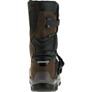 Cizme touring/adventure Alpinestars BELIZE Drystar Oiled Leather 44.5 Maro/Negru, 3