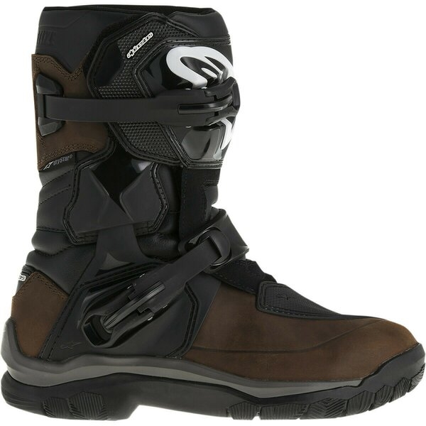 Cizme touring/adventure Alpinestars BELIZE Drystar Oiled Leather 45.5 Maro/Negru, 6