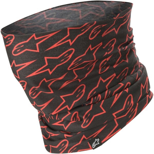 Protectie gat Alpinestars ASTARS Neck Tube Negru/Alb, 4
