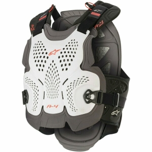 Armura Alpinestars A-4 MAX CHEST XL/2XL Alb/Antracit/Rosu