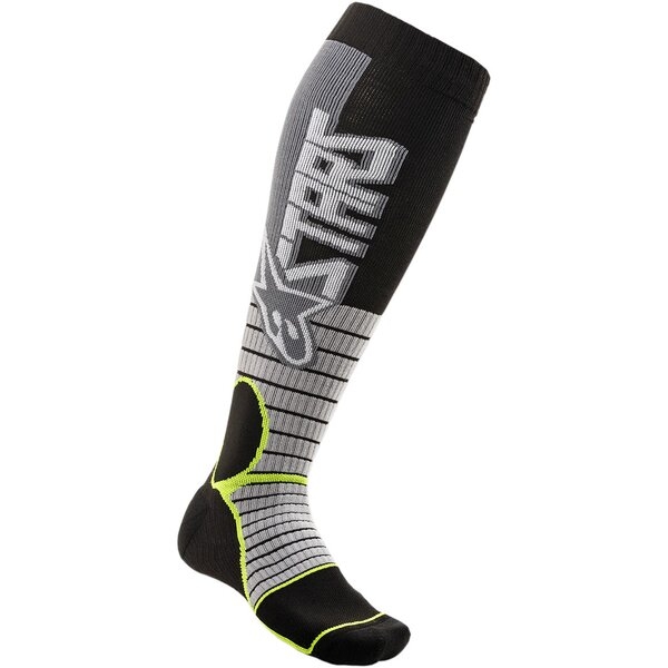 Sosete functionale ALPINESTARS MX PRO L Negru/Gri/Galben, 4
