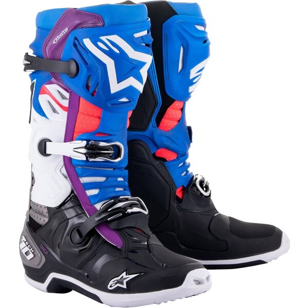 Cizme cross-enduro Alpinestars TECH 10 SUPERVENTED BOOT 47 Albastru/Alb/Rosu, 15