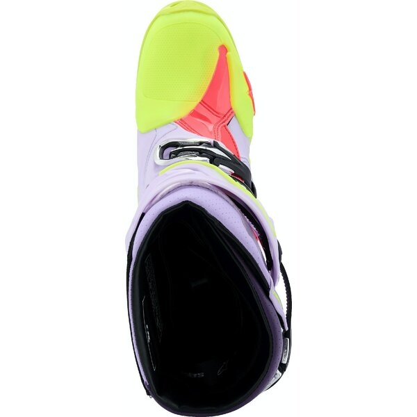 Cizme cross-enduro Alpinestars TECH 10 SUPERVENTED BOOT 42 Mov/Galben fluo/Roz, 22