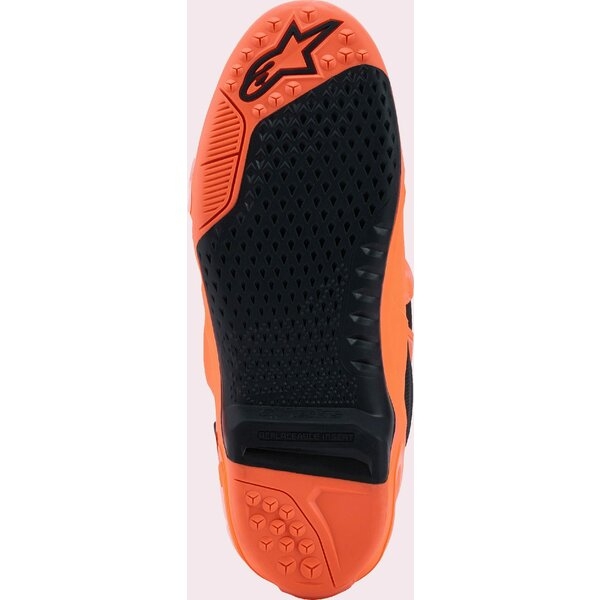 Cizme cross-enduro Alpinestars TECH 10 SUPERVENTED BOOT 45.5 Portocaliu fluo/Negru/Alb, 6