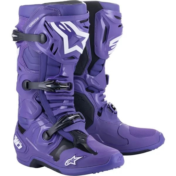Cizme cross-enduro Alpinestars TECH 10 BOOT Negru/Alb 40.5, 47