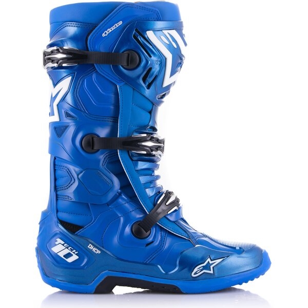 Cizme cross-enduro Alpinestars TECH 10 BOOT 40.5 Negru/Albastru/Galben, 3
