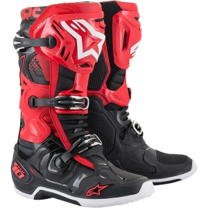 Cizme cross-enduro Alpinestars TECH 10 BOOT Rosu/Negru 43, 4