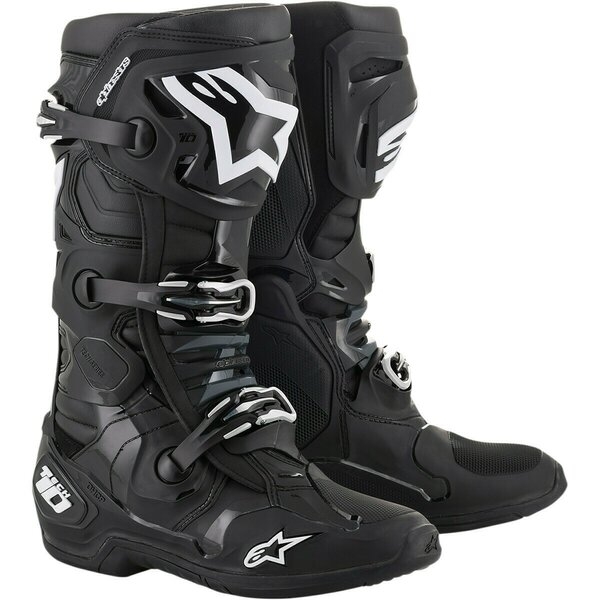 Cizme cross-enduro Alpinestars TECH 10 BOOT 44.5 Negru/Albastru/Galben, 28
