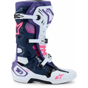 Cizme cross-enduro Alpinestars TECH 10 BOOT Negru/Alb 48, 16