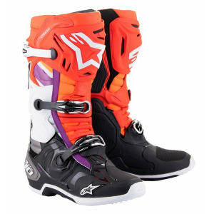 Cizme cross-enduro Alpinestars TECH 10 BOOT Negru/Alb/Galben Fluo 49.5, 7
