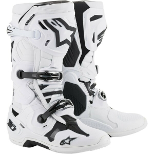 Cizme cross-enduro Alpinestars TECH 10 BOOT 45.5 Negru/Rosu fluo/Portocaliu fluo/Alb, 24