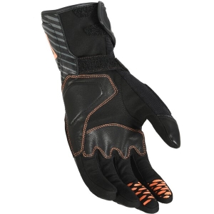 Manusi de piele vara MACNA TEMPO XXL Negru/Portocaliu, 3