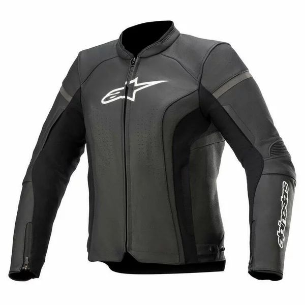 Geaca de piele dama Alpinestars Stella Kira V2 Negru/Alb 42, 3