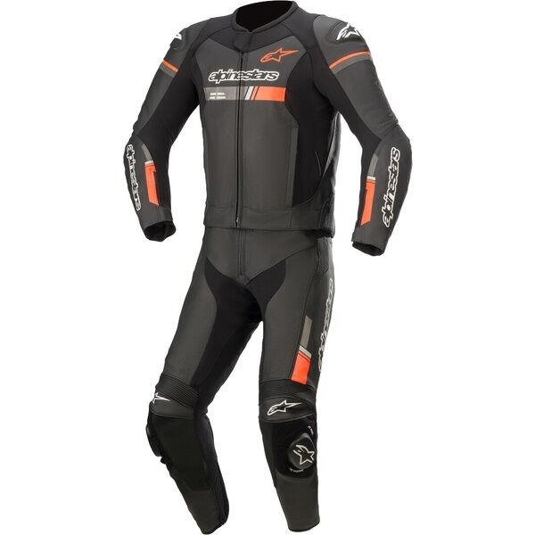 Combinezon de piele 2 piese Alpinestars Gp Force Chaser 54 Negru/Rosu, 4