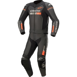 Combinezon de piele 2 piese Alpinestars Gp Force Chaser Negru/Alb 54, 8