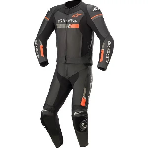 Combinezon de piele 2 piese Alpinestars Gp Force Chaser 48 Negru/Negru, 9